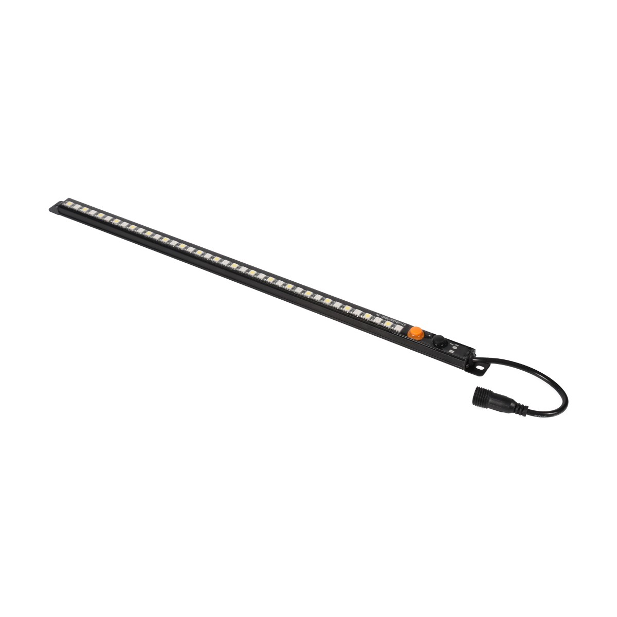 Oxidized black aluminum LED hard light strip with magnetic strip 5050 two-color automotive LED light